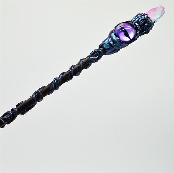 Olivenorma Evil Eye Witch Magic Stick Crystal Wands