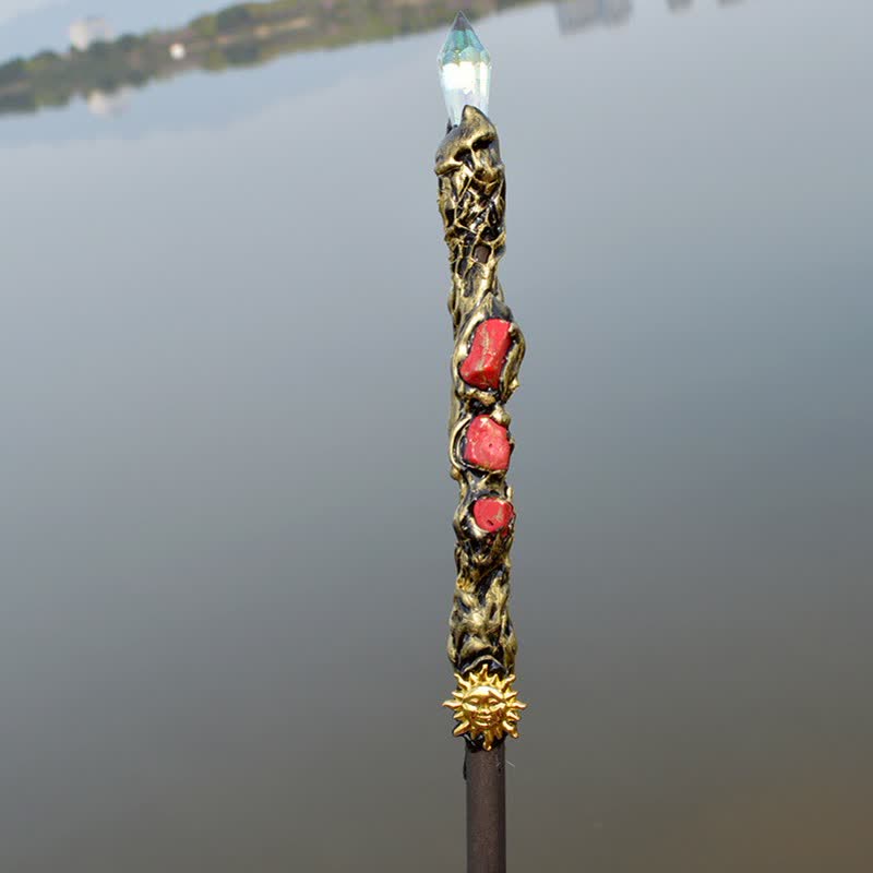 Olivenorma Moon And Sun Fairy Crystal Wands