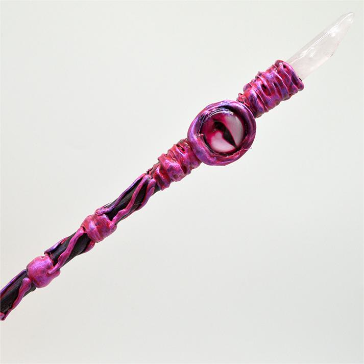 Olivenorma Evil Eye Witch Magic Stick Crystal Wands