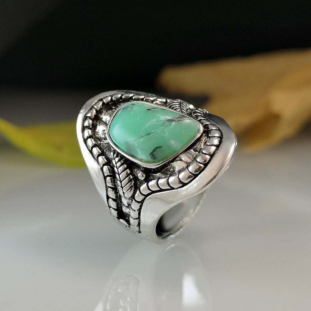 Olivenorma Vintage Large Turquoise Ring
