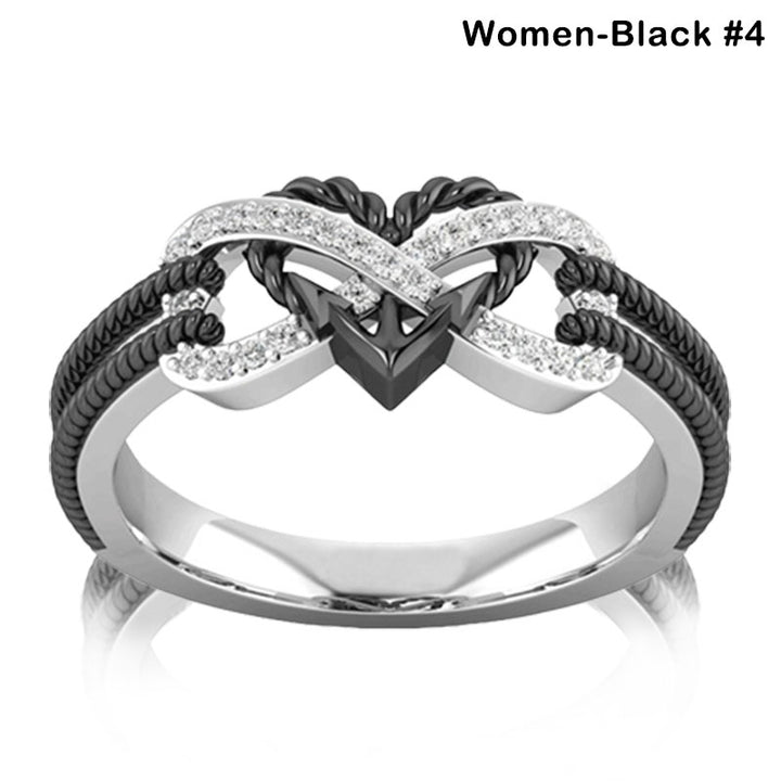 (Clearance 30% OFF / CODE: OFF30) Olivenorma For Noble Love Couple Rings