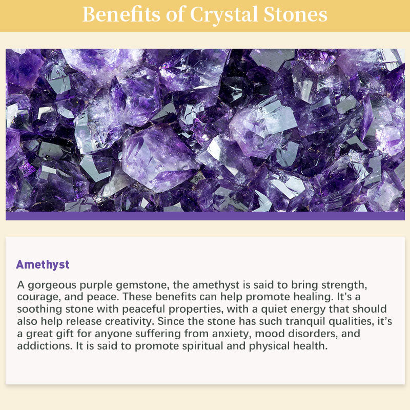 Natural Amethyst Balance Healing Crystal