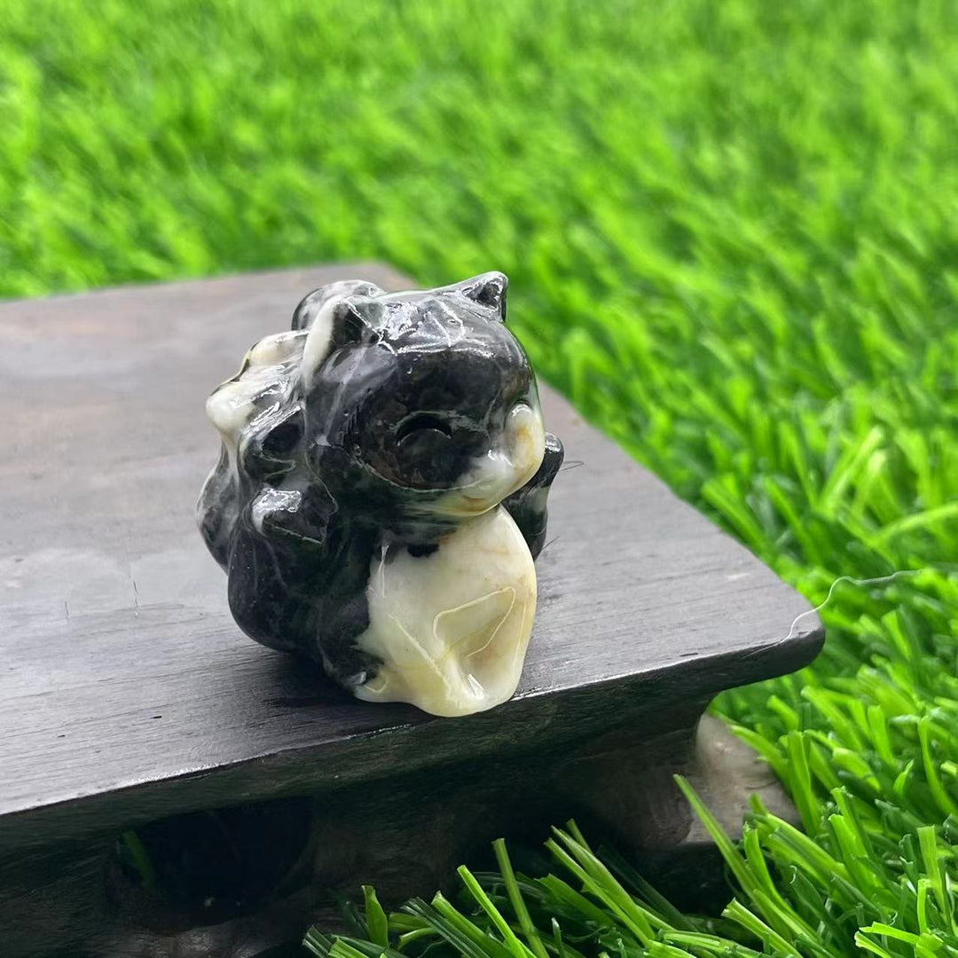 Olivenorma Natural Stone 3cm Nine Tailed Fox Gemstone Decoration - image 32