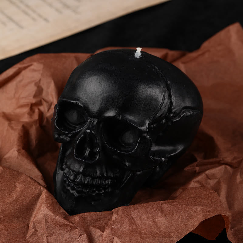 Olivenorma Skull Pumpkin Scented Candle