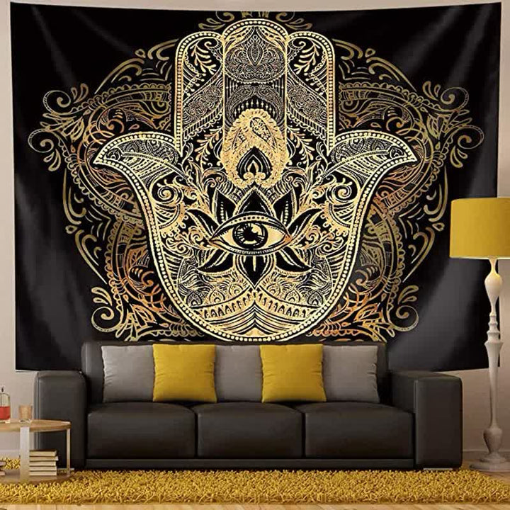 Hamsa Vintage Wall Hanging Protection Tapestry