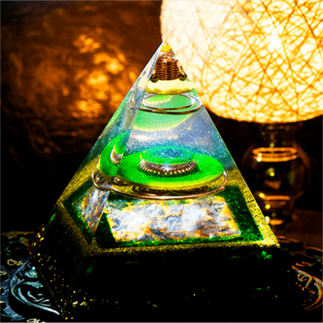 Olivenorma Abundance And Joy- Green Life Orgone Pyramid