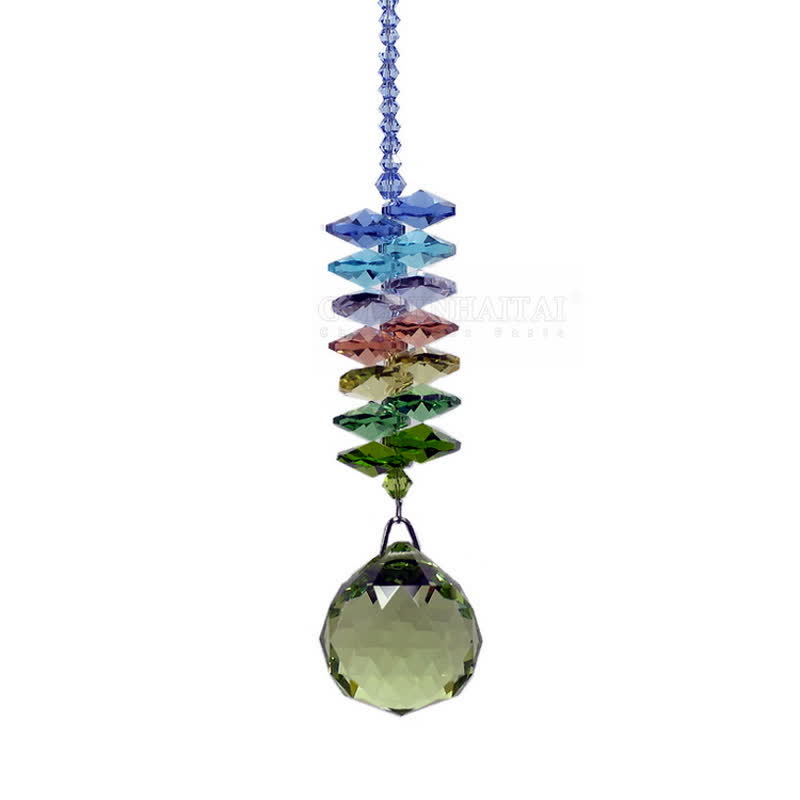 Crystal Sun Catchers Meteor Planet Gemstone Ornament