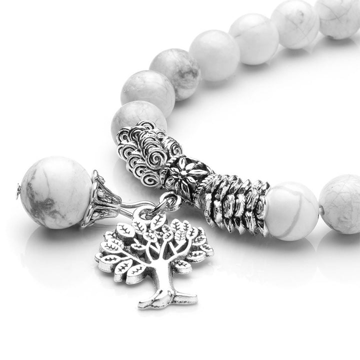 Natural Crystal Tree Of Life Bracelet