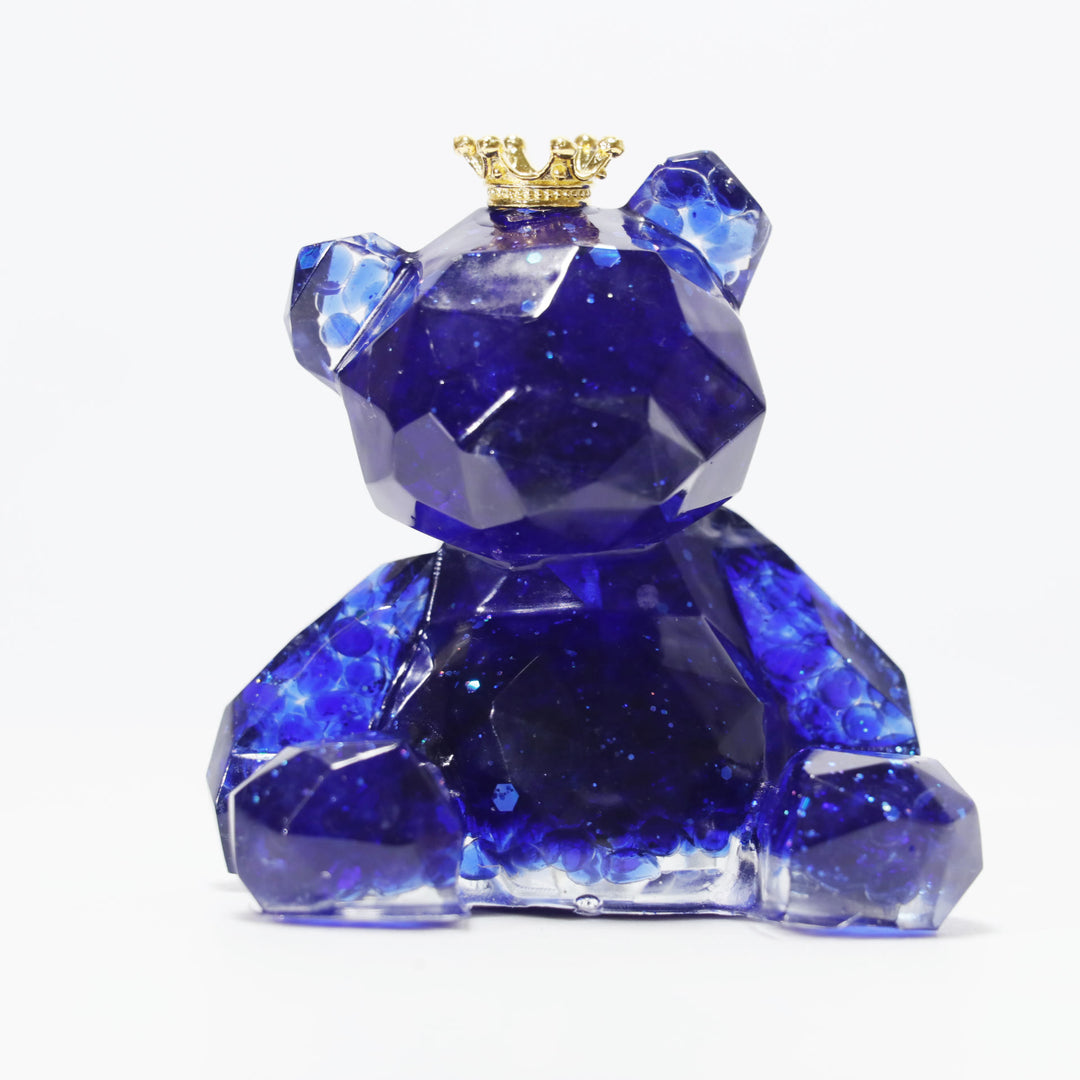 Olivenorma Crystal Gravel Resin Bear Ornament Gemstone Decoration