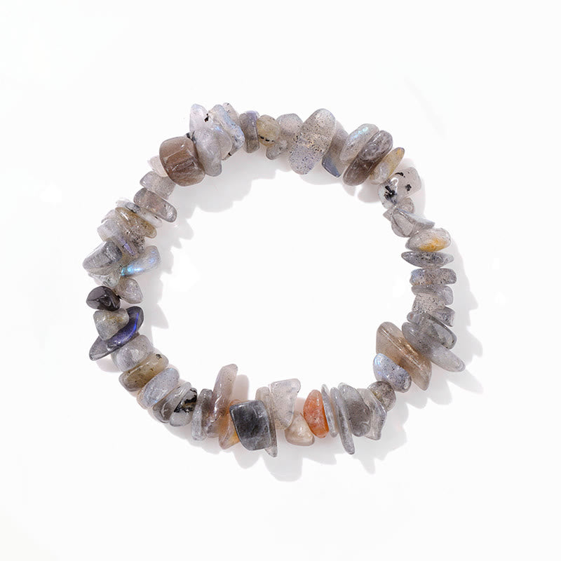 Olivenorma Colorful Natural Irregular Gravel Bracelet