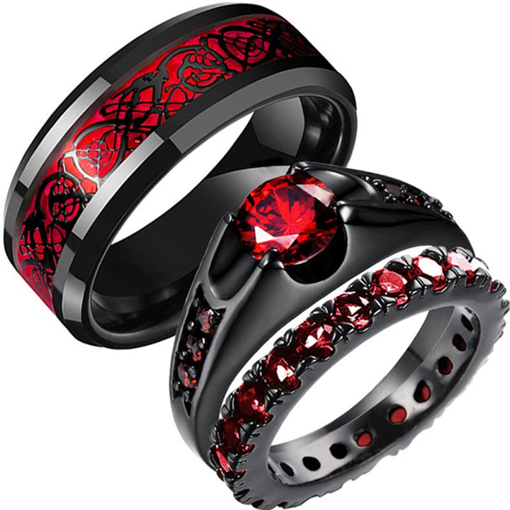 (Clearance 30% OFF / CODE: OFF30) Olivenorma For Noble Love Couple Rings