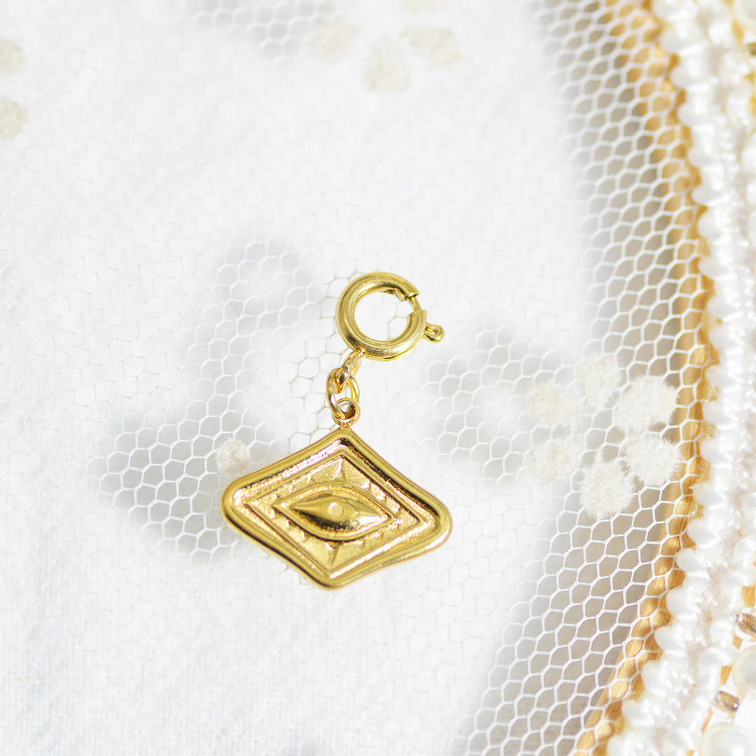 Olivenorma Geometric Round Or Water Drop Crystal Gold Pendant Necklace - Diamond - Necklace #4 - image 32