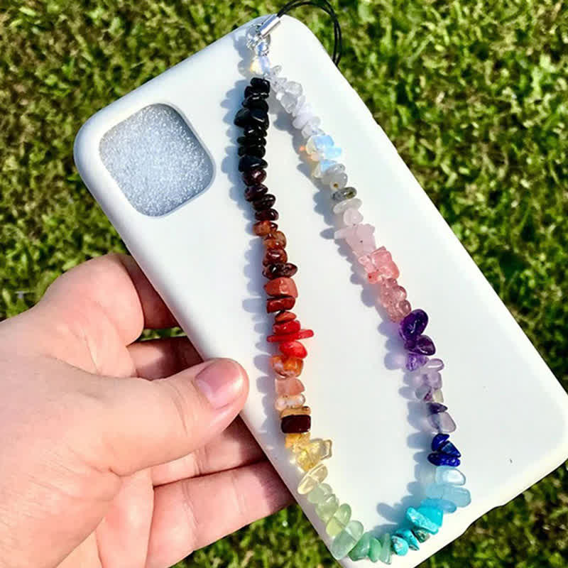 Olivenorma Natural Crystal Bead Protection Phone Strap - image 2