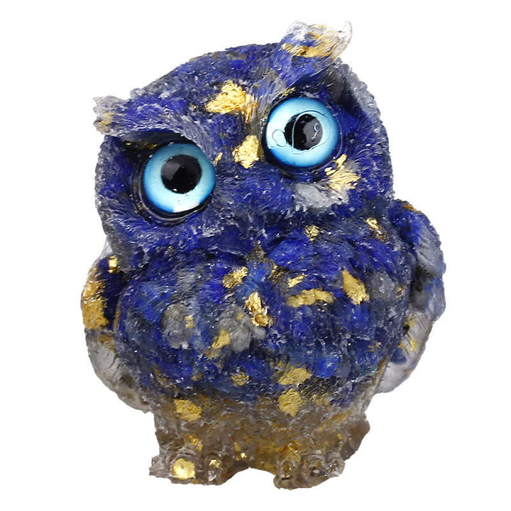 FREE Today: Wise Guardian Crystal Owl Figurine Gemstone Decoration - Lapis Lazuli+Foil - 2.08''(L) * 1.57''(W) * 1.45''(H) - With Card - image 33