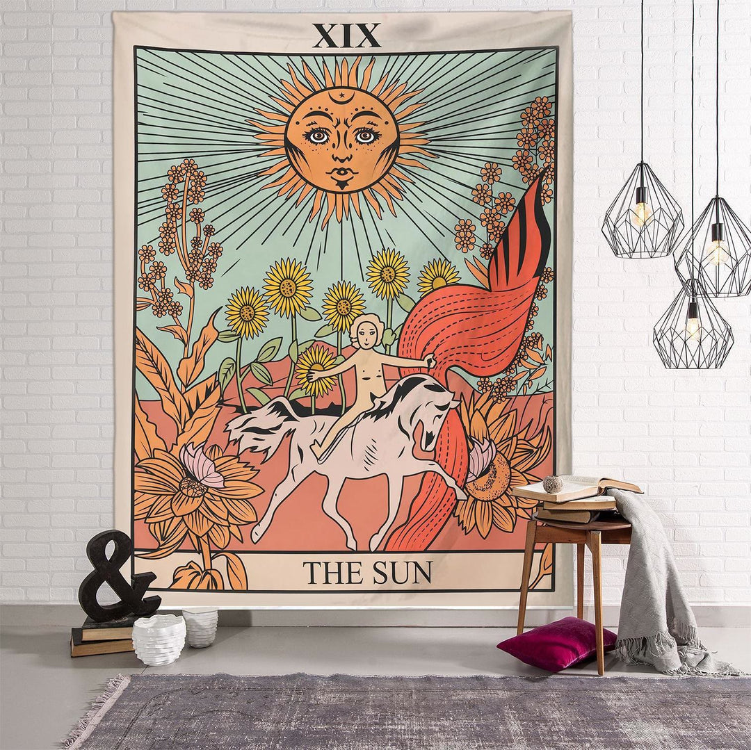 Olivenorma Witch Fairy Zodiac Horoscope Tapestry Pattern - 150*200cm - Flannel - Sunflower & THE SUN - image 10