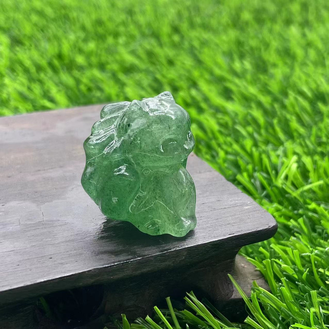 Olivenorma Natural Stone 3cm Nine Tailed Fox Gemstone Decoration - image 21