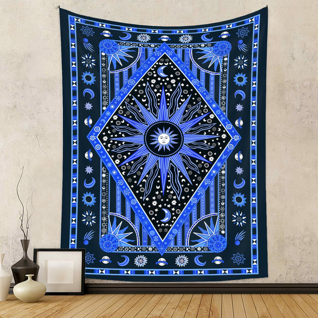 Olivenorma Sun Rays Moon Bohemia Tapestry