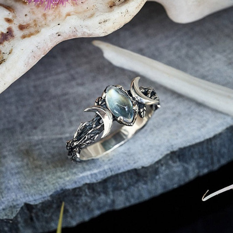 Olivenorma Moonstone Moon Light Ring - image 5