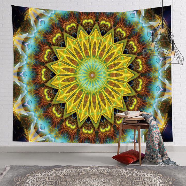 Olivenorma Yoga Backdrop Fabric Decorative Wall Covering Mural Tapestry - Flannel - Yellow - 78.74"*59.05"(200*150cm) - image 27