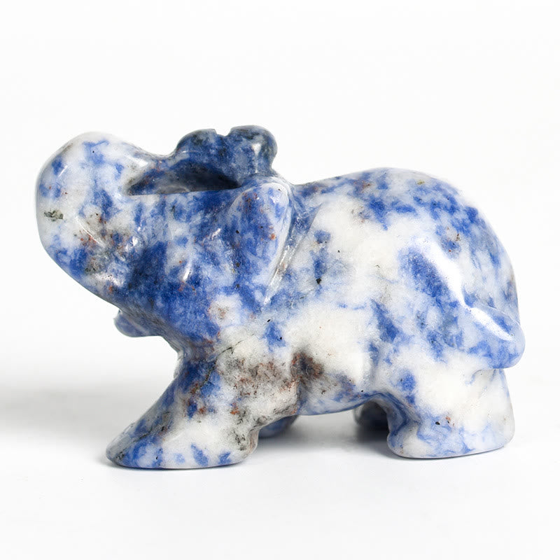 Olivenorma 1.5/2 Inches Carved Elephant Figurine Gemstone Decoration - image 33