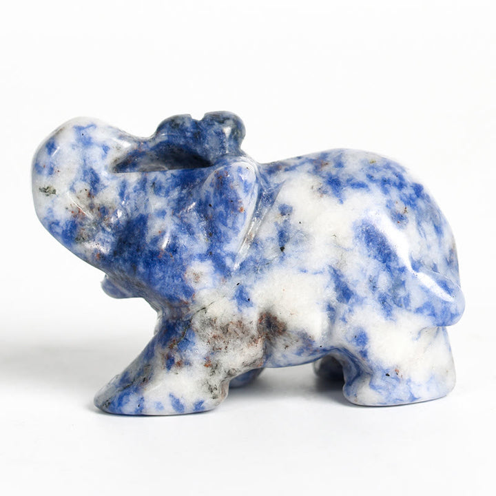 Olivenorma 1.5/2 Inches Carved Elephant Figurine Gemstone Decoration - image 33