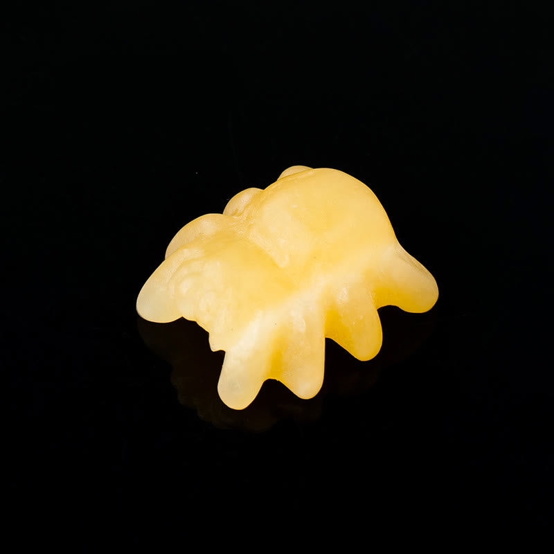 Olivenorma Natural Crystal Spider Carving Gemstone Decoration - Yellow Aventurine - image 15