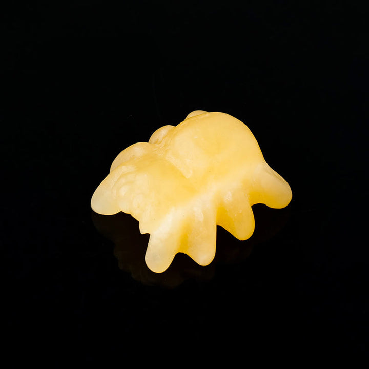 Olivenorma Natural Crystal Spider Carving Gemstone Decoration - Yellow Aventurine - image 15