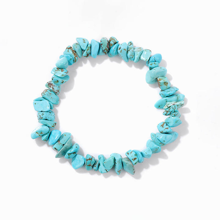 Olivenorma Colorful Natural Irregular Gravel Bracelet