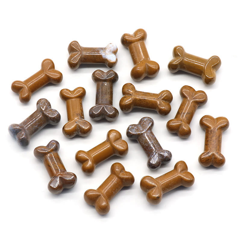 Olivenorma Natural Quartz Crystal Mini Bone Gemstone Decoration - image 28