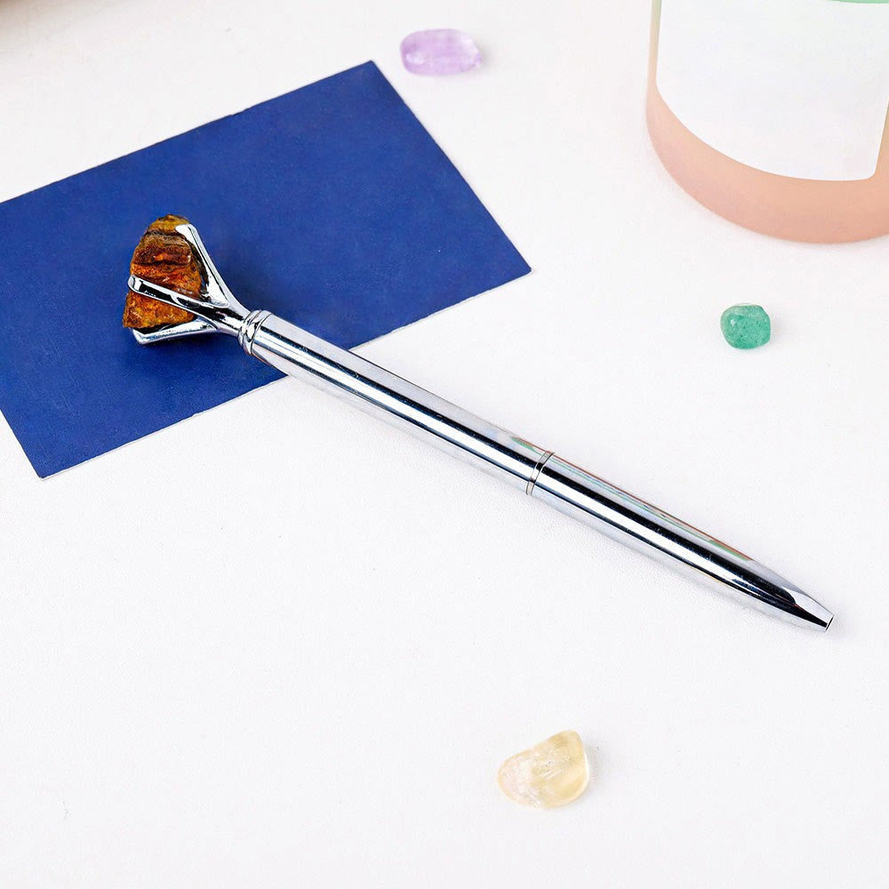Olivenorma Raw Stone Manifestation Pen Gemstone Decoration - image 16