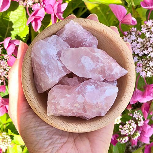 Olivenorma Crystal Rainbow Fluorite Natural Stone - 3-5cm - Knife Cut Rose Quartz - image 14