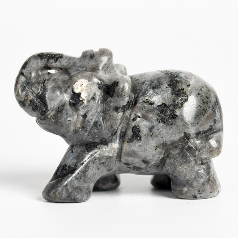 Olivenorma 1.5/2 Inches Carved Elephant Figurine Gemstone Decoration - image 29