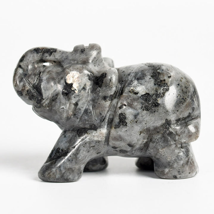 Olivenorma 1.5/2 Inches Carved Elephant Figurine Gemstone Decoration - image 29