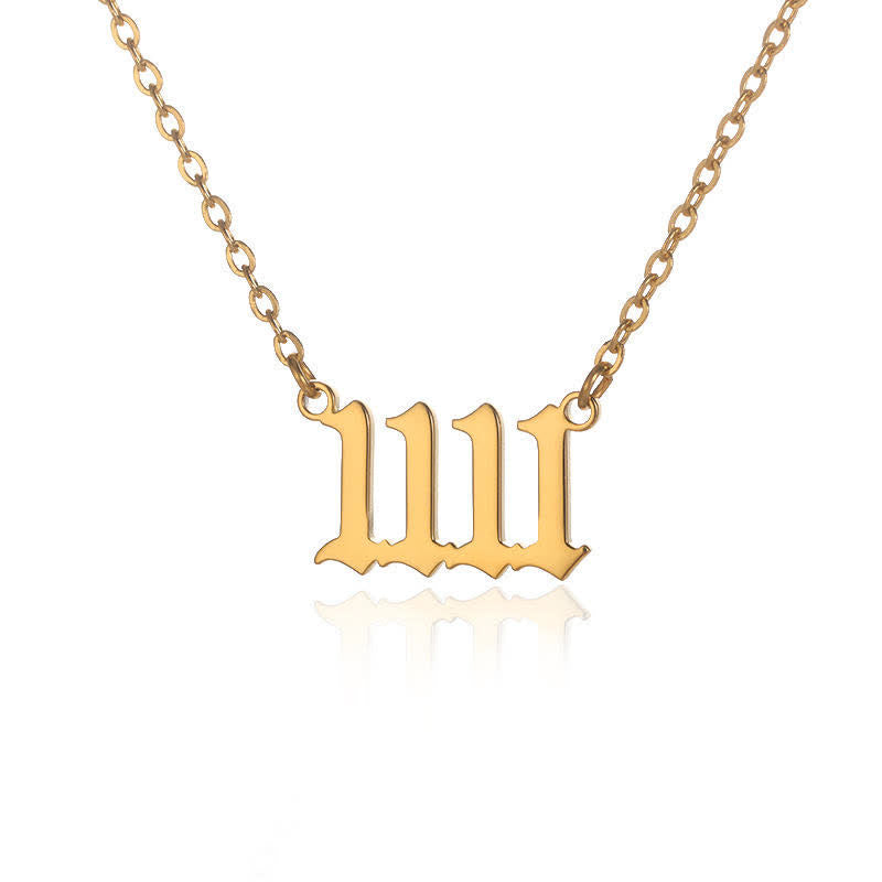 Olivenorma 11:11 Angel Number Lucky Necklace