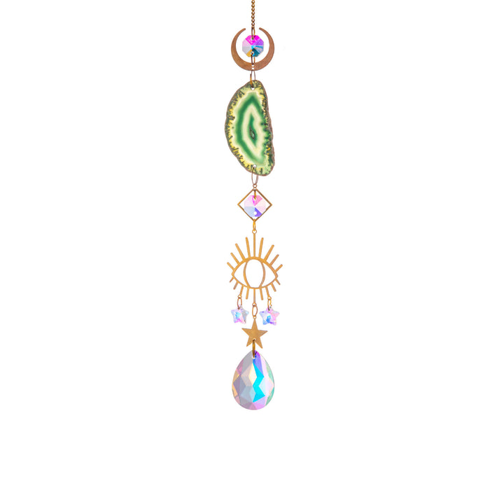 Olivenorma Agate Suncatcher Wind Chime