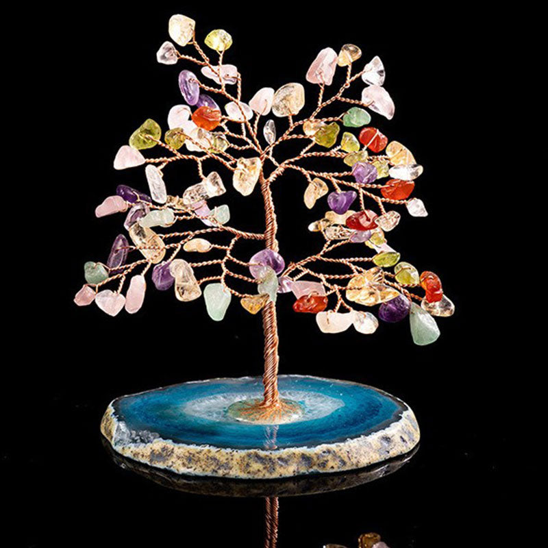 Olivenorma Spiritual Destiny Multi Stone Feng Shui Tree