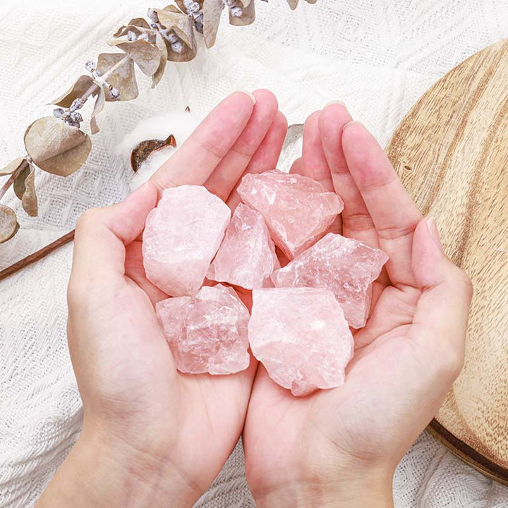 Olivenorma Rose Quartz Natural Raw Stone