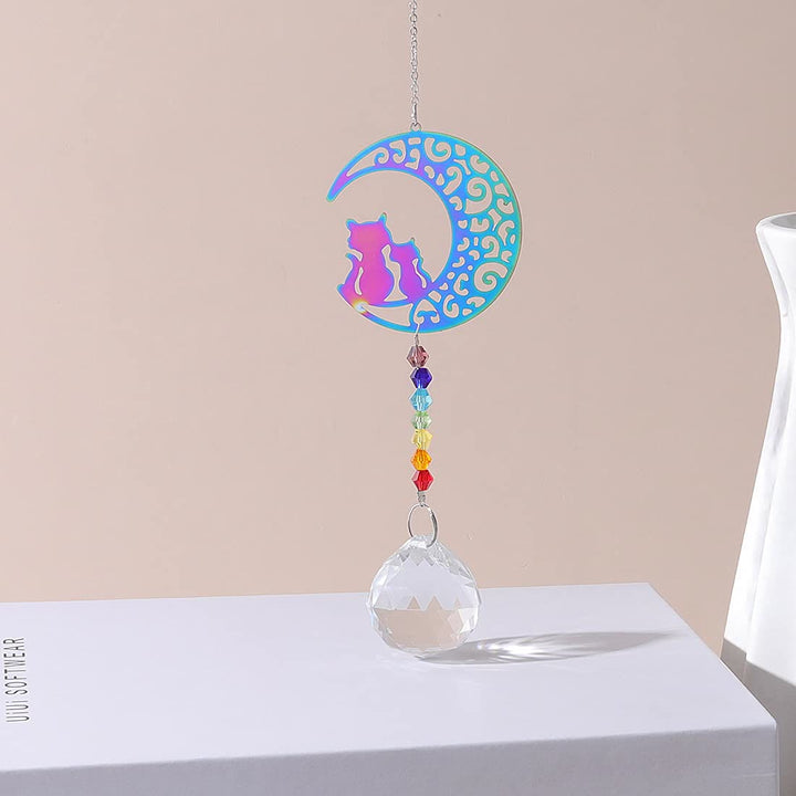 Olivenorma Clear Crystal Hanging Chakra Beads Wind Chime Suncatcher - image 22