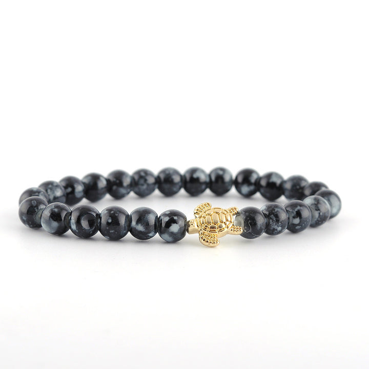Natural Stone Turtle Bracelet