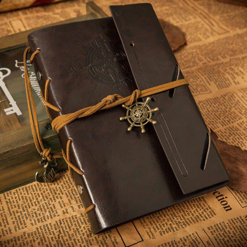 (Clearance 30% OFF / CODE: OFF30) - Olivenorma Vintage Leather Cover Journal - Dark Brown - image 2