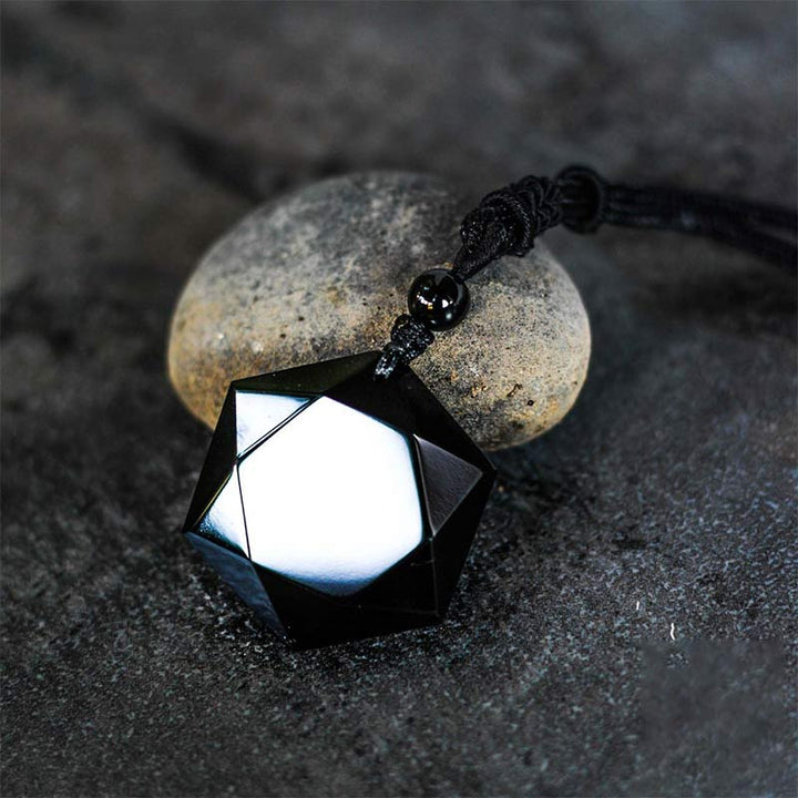 Premium Obsidian Talisman Necklace