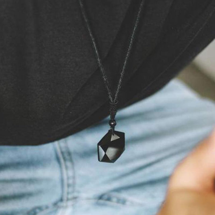 Premium Obsidian Talisman Necklace