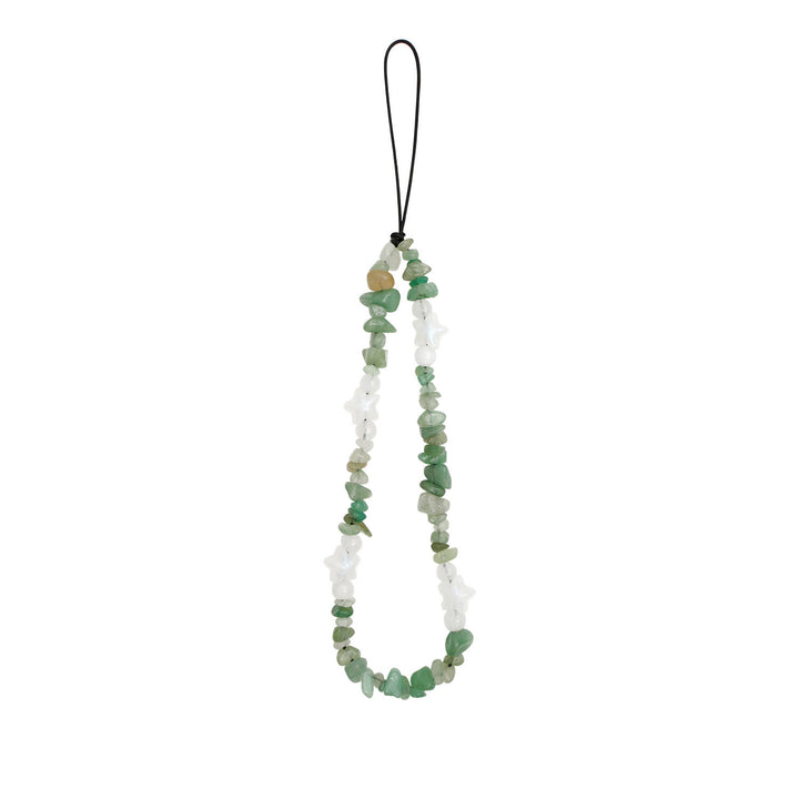 Olivenorma Handmade Crushed Stone Pearl Pentagram Beading Phone Strap