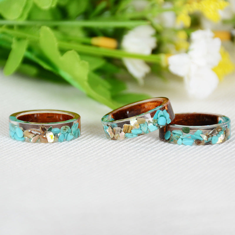Olivenorma Intellectual & Optimistic - Handmade Wood Ring - image 7
