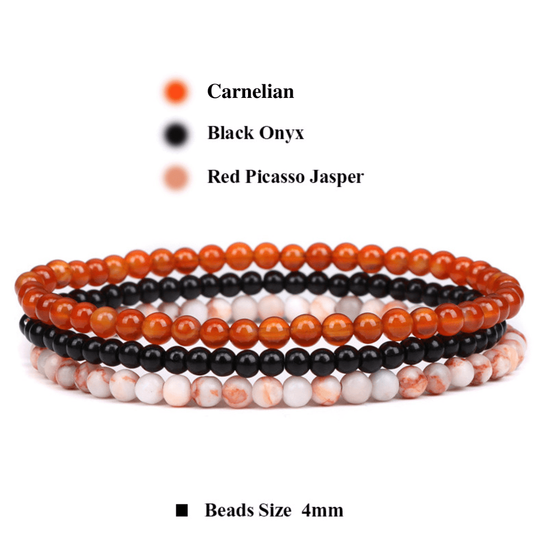 Olivenorma Protection From Negative Energies Red Agate Bracelet