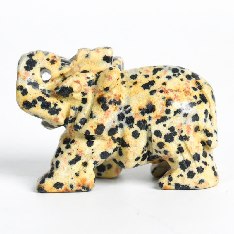 Olivenorma 1.5/2 Inches Carved Elephant Figurine Gemstone Decoration - image 31