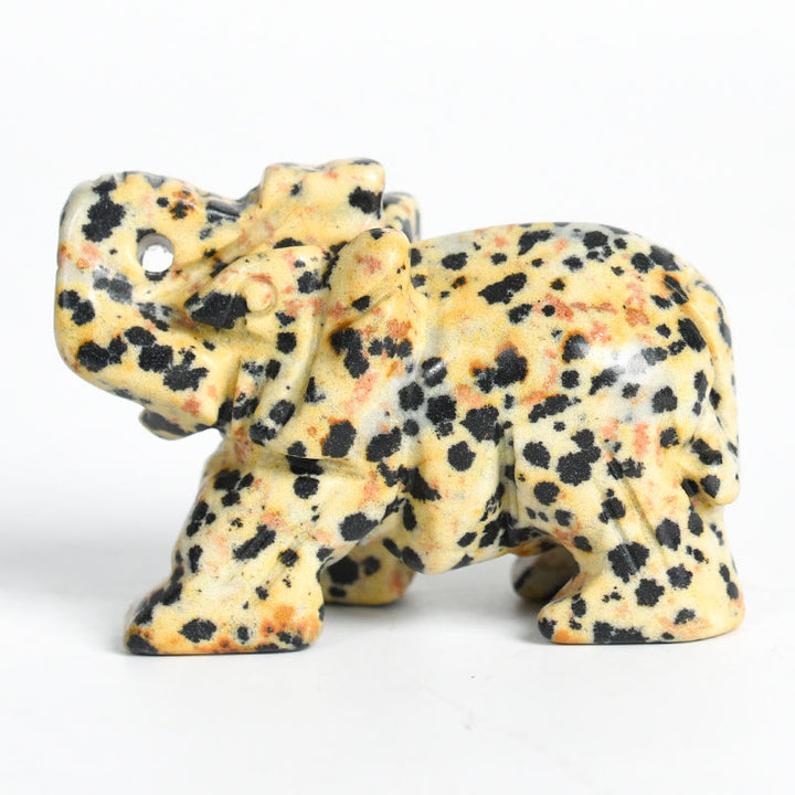 Olivenorma 1.5/2 Inches Carved Elephant Figurine Gemstone Decoration - image 31