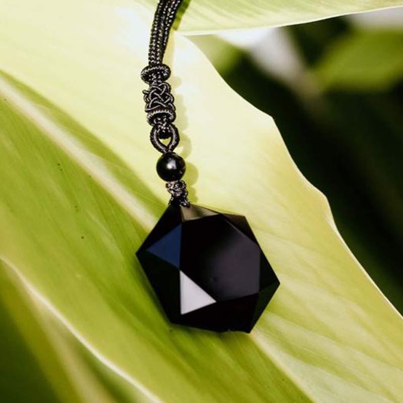 Premium Obsidian Talisman Necklace