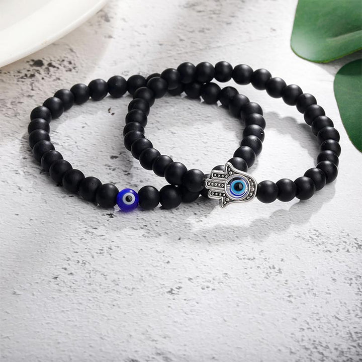 (Clearance 30% OFF / CODE: OFF30) -  Olivenorma Evil Eye With Hamsa Protection Bracelet