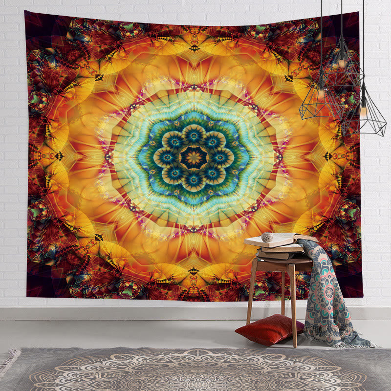 Olivenorma Yoga Backdrop Fabric Decorative Wall Covering Mural Tapestry - Flannel - Flowers - 78.74"*59.05"(200*150cm) - image 26